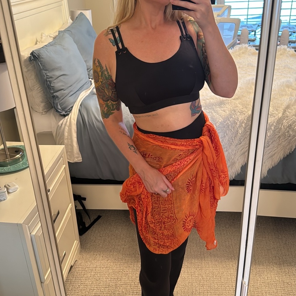 ASOS | Black Double Strap Swim Top - Picture 2 of 8
